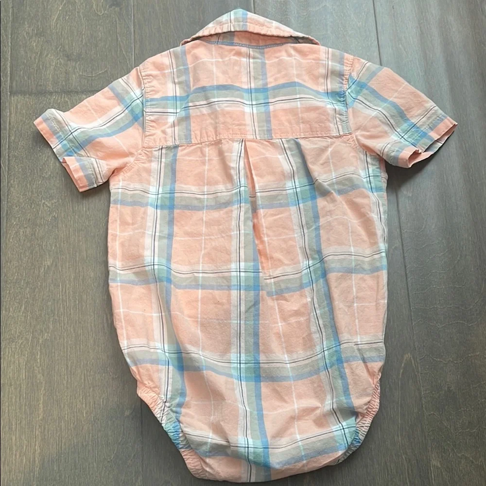 Baby B’gosh 18 M dress shirt onesie